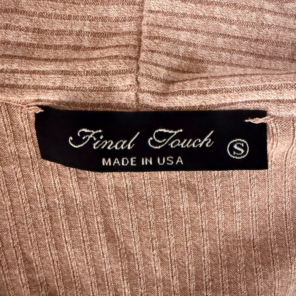Final Touch Ribbed Knit Top in Pink - Picture 3 of 3